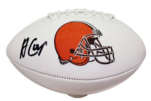 cleveland browns signed football