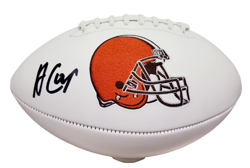 Amari Cooper Cleveland Browns Autographed Signed White Panel Football - Beckett Authentic