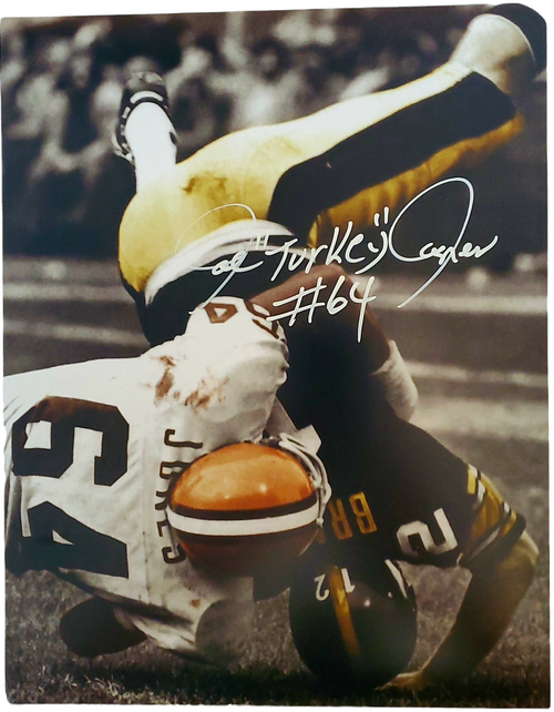 Turkey Jones Cleveland Browns 11-2 11x14 Autographed Signed Photo - Certified Authentic
