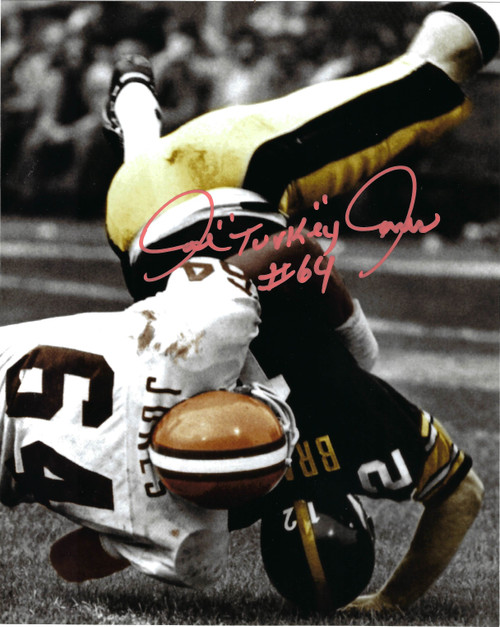 Turkey Jones Cleveland Browns 8-5 8x10 Autographed Signed Photo - Certified Authentic