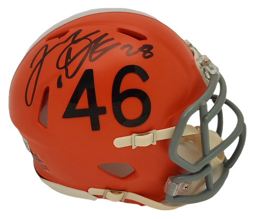 Jeremiah Owusu-Koramoah Cleveland Browns Autographed Signed 1946 Speed Mini Helmet - Beckett Authentic