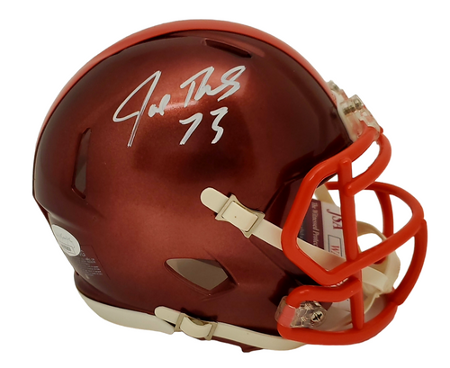 Joe Thomas Cleveland Browns Autographed Signed Flash Mini Helmet - JSA Authentic