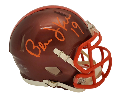 Bernie Kosar Cleveland Browns Autographed Signed Flash Mini Helmet - Certified Authentic