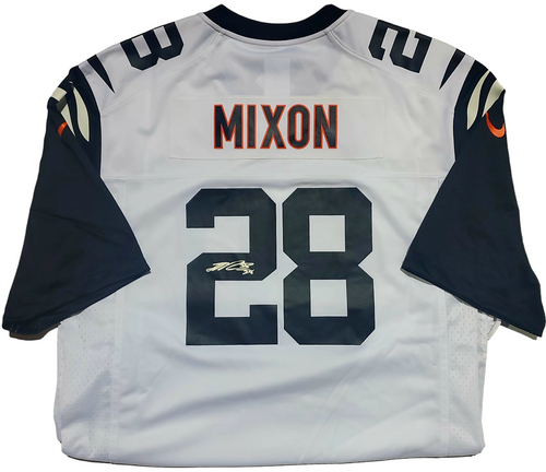 Joe Mixon Cincinnati Bengals Autographed NFL Licensed White Alternate Jersey - JSA Authentic