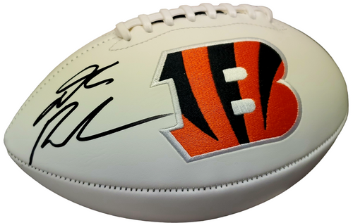 DJ Reader Cincinnati Bengals Autographed White Panel Football - JSA Authentic