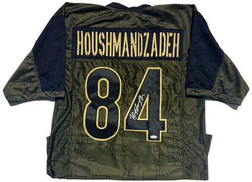 TJ Houshmandzadeh Cincinnati Bengals Autographed Salute to Service Custom Jersey - JSA Authentic