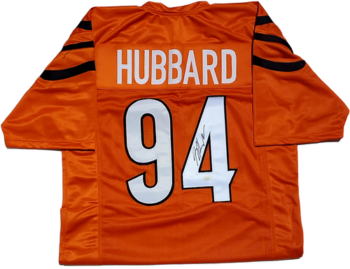 Sam Hubbard Cincinnati Bengals Autographed Orange Custom Jersey - JSA Authentic