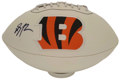 Mohamed Sanu Cincinnati Bengals Autographed White Panel Football - JSA Authentic