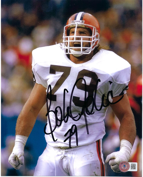 Bob Golic Cleveland Browns 8-3 8x10 Autographed Photo - Beckett Authentic