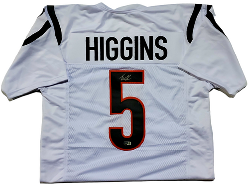 Tee Higgins Autographed Black Pro Style Jersey-Beckett W Hologram *5 – The  Jersey Source