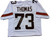 Joe Thomas Cleveland Browns Autographed White Custom Jersey - Beckett Authentic