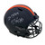 Myles Garrett Autographed Cleveland Browns Riddell Full Size Black Eclipse Authentic Helmet with 23 DPOY Inscription (White Signature) - Beckett