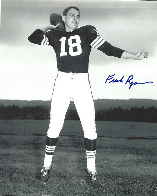 Frank Ryan Cleveland Browns 8-5 8x10 Autographed Photo - Certified