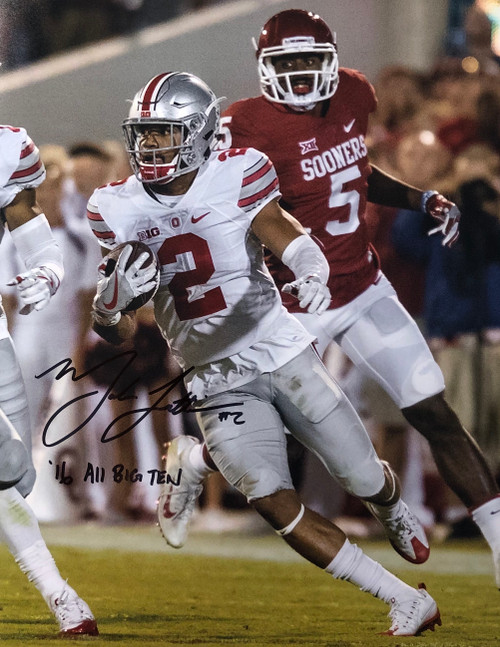 Marshon Lattimore OSU 11-1 11x14 Autographed Photo - Certified