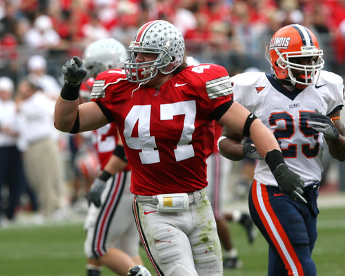 AJ HAWK AUTOGRAPHED SIGNED OSU OHIO STATE BUCKEYES 16x20 PHOTO COA – Super  Sports Center