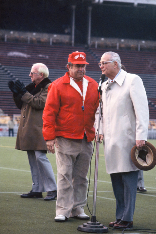 Chris Spielman & Earle Bruce Ohio State Buckeyes Licensed Unsigned