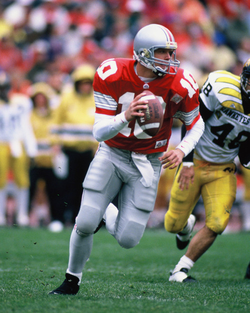 Signed Bobby Hoying Photo - OHIO STATE BUCKEYES 8x10