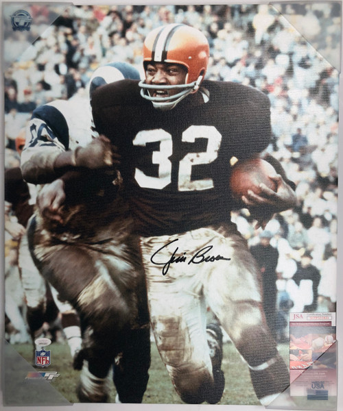 Jim Brown Cleveland Browns Autographed Jersey - JSA Authentic