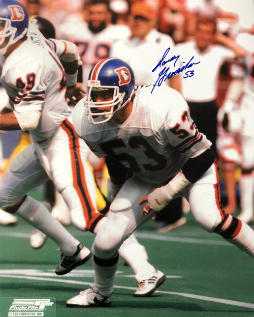 Randy Gradishar Denver Broncos 16-1 16x20 Autographed Photo