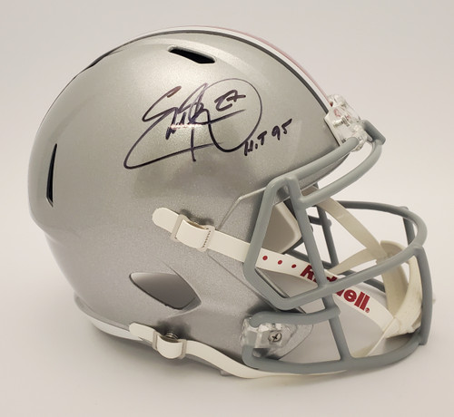 eddie george signed helmet