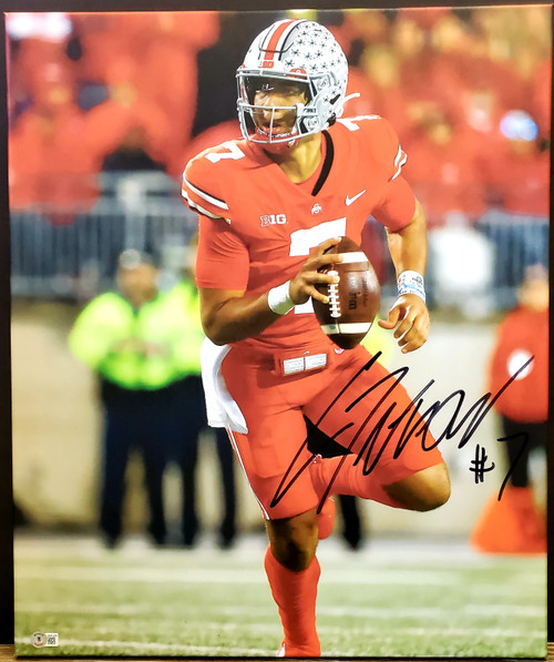 CJ Stroud Ohio State Buckeyes 16-5 16x20 Autographed Photo - Beckett  Authentic