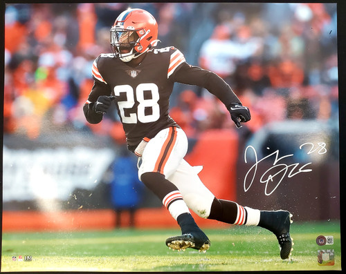 Jeremiah Owusu-Koramoah Autographed Signed Jeremiah Owusu-Koramoah  Cleveland Browns Logo Football Beckett