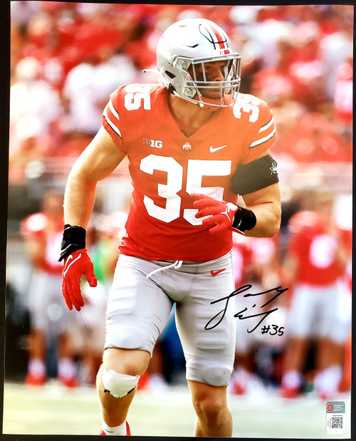 Tommy Eichenberg Ohio State Buckeyes 16x20 16-1 Autographed