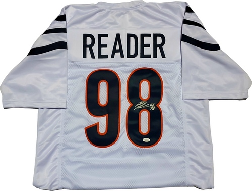 Ohio Sports Group DJ Reader Cincinnati Bengals Autographed Orange Custom Jersey - JSA Authentic