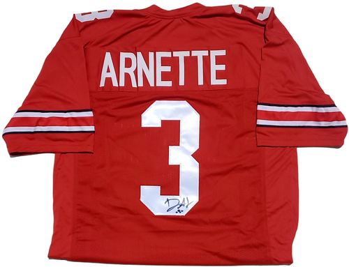 OHIO STATE BUCKEYES GAME NEW SIGNED BY MIKE NUGENT FOOTBALL JERSEY NUMBER  85