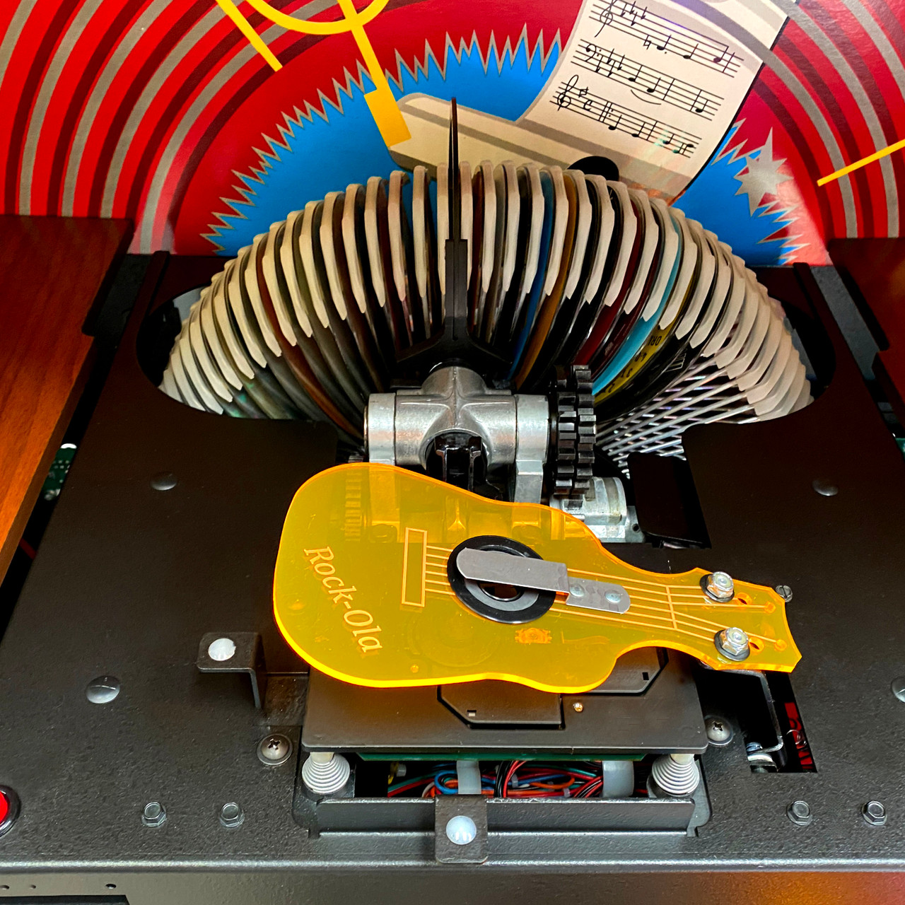 Rock-Ola Bubbler CD Jukebox / Light Oak Finish - eFamilyFun