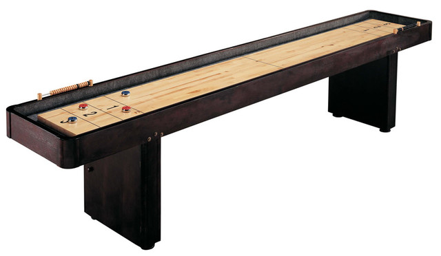 Level Best 9' Shuffleboard Table Traditional Mahogany