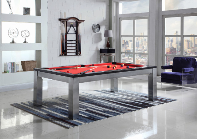 Playcraft Monaco 7' and 8' Slate Pool Table with Dining Top