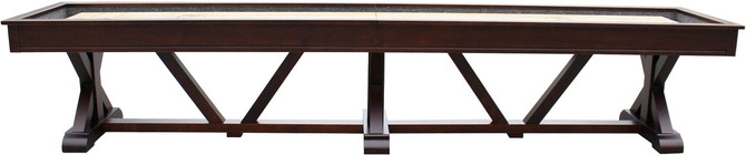 Playcraft Brazos River Espresso Pro-Style Shuffleboard Table 12', 14'