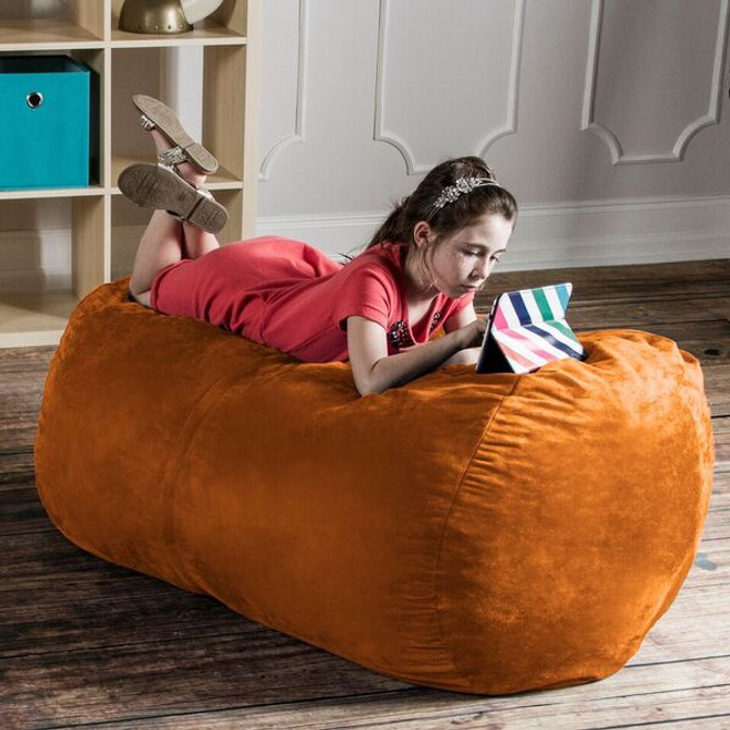 Jaxx 4' Classic Saxx Big Bean Bag Chair - Black Denim