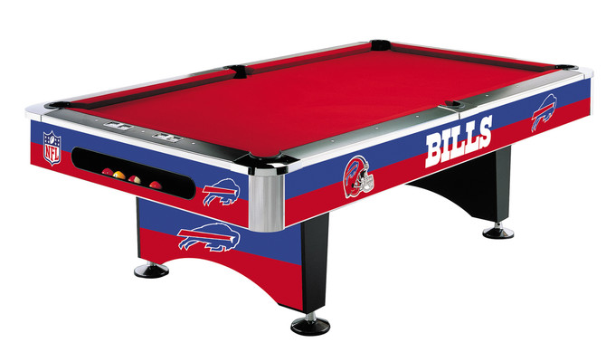 NFL - Buffalo Bills 8 foot Slate Pool Table