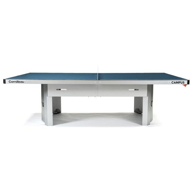 Cornilleau Pro 510 Campus Outdoor Stationary Table Tennis Table, Blue or Gray