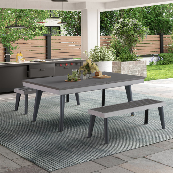 Playcraft Santorini 8' Outdoor Slate Pool Table