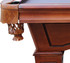 Playcraft St Lawrence 8' Chestnut Slate Pool Table w/ Leather Drop Pockets