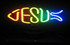 Jesus Fish 6Wx13H Neon Sculpture