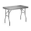 Aluminum Table | Small 42"W x 25"D (Free Shipping does not apply)