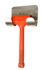 aluminum hook holding a mallet