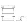 Removable Trailer Door Step 31"W (Oversize Fee)