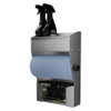 2 Shelf Cleaning Station w/ Paper Towel & Glove Dispenser