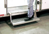 removable trailer side door step for easy entry