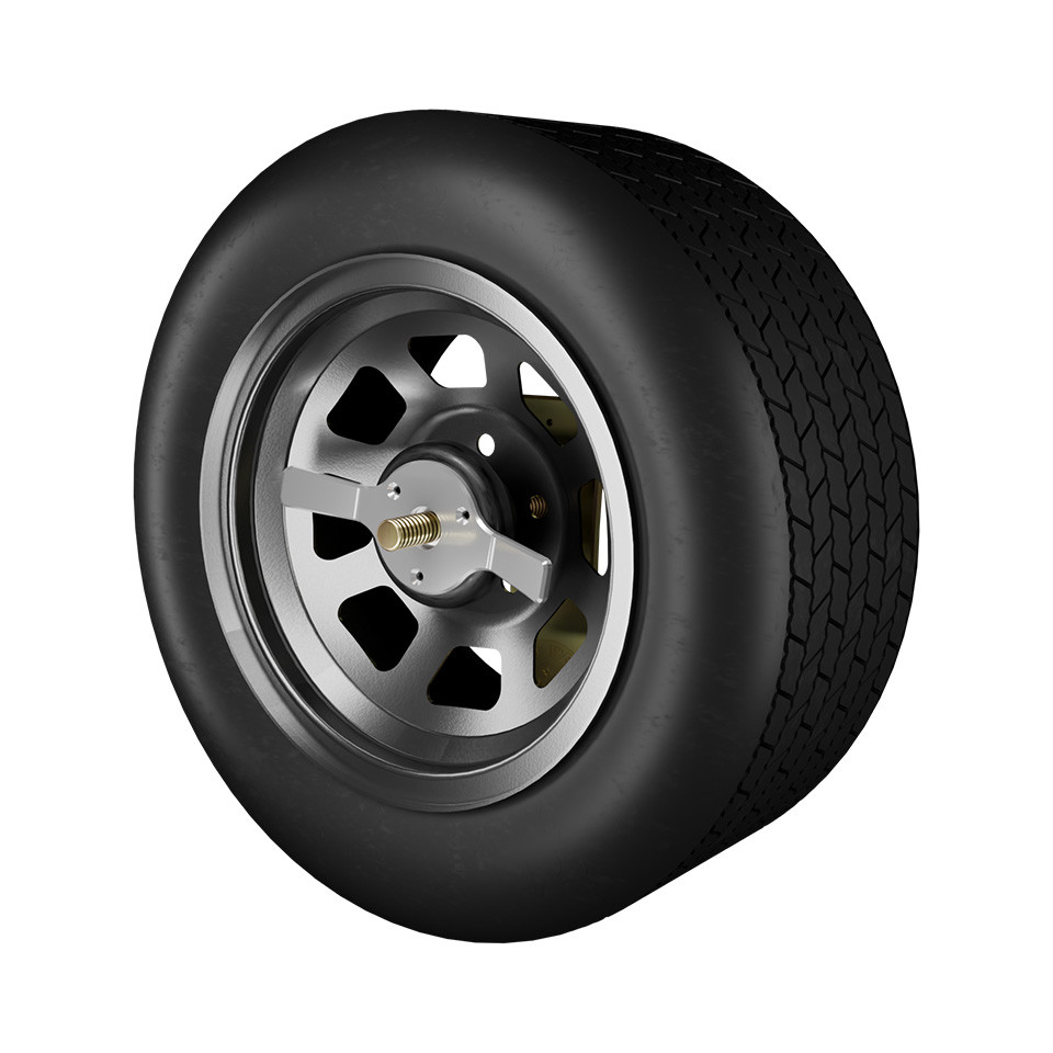 Spin-On Spare Tire Holder