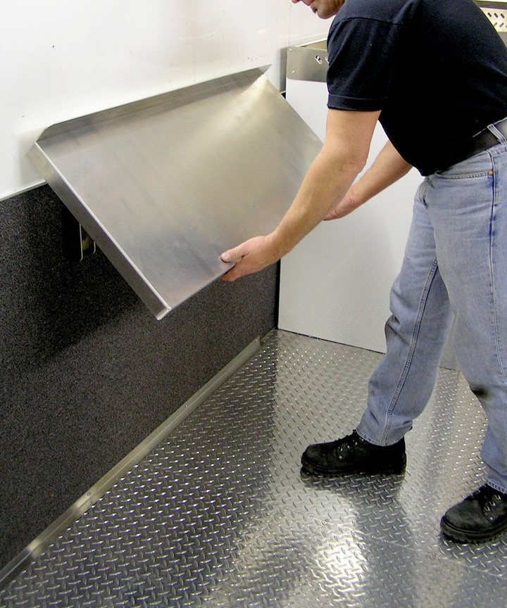 折たたみテーブル PITPAL Fold Down Table Aluminum flip down table | Folding workbench | Wall mounted