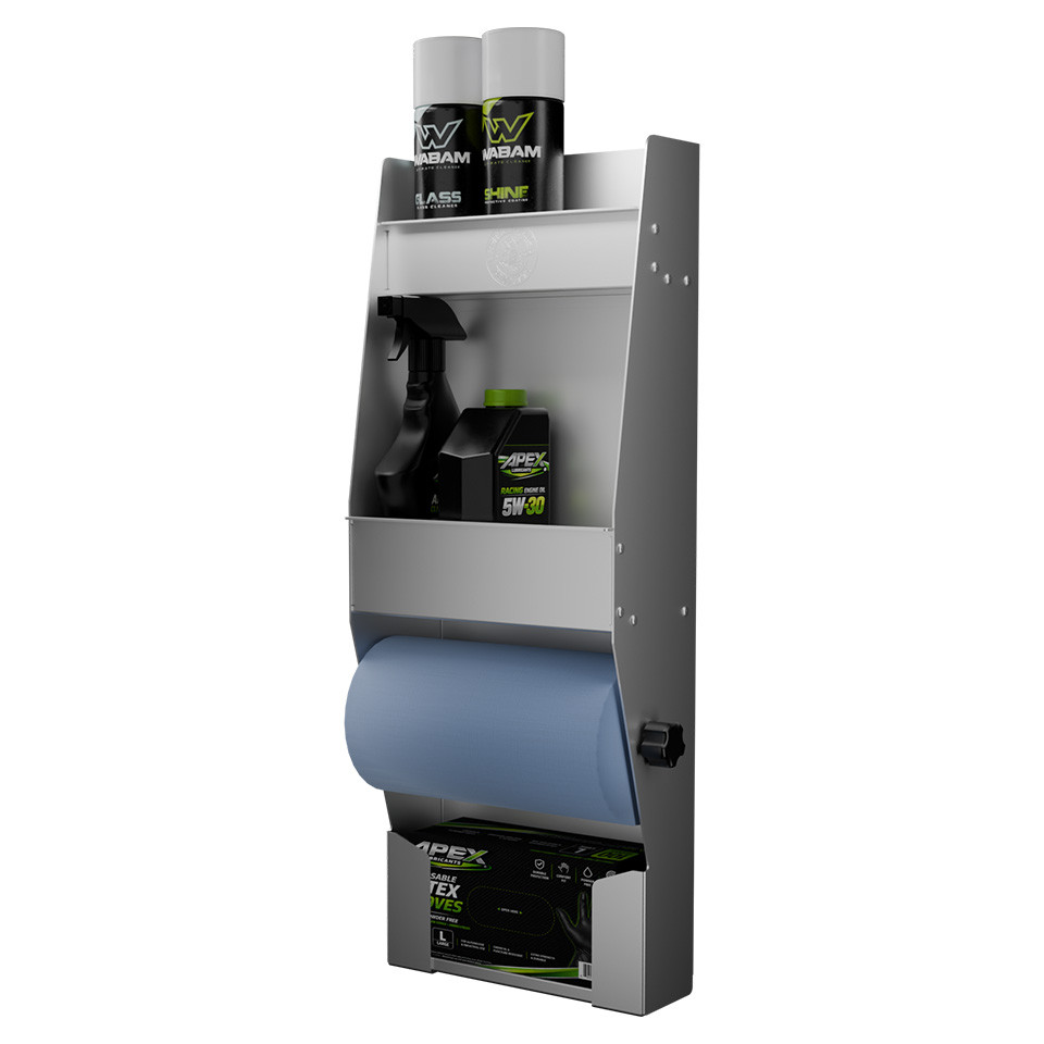 3 Shelf Cleaning Station with Paper Towel