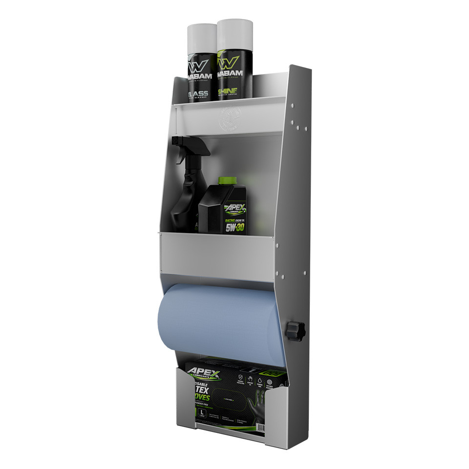 3 Shelf Cleaning Station with Paper Towel