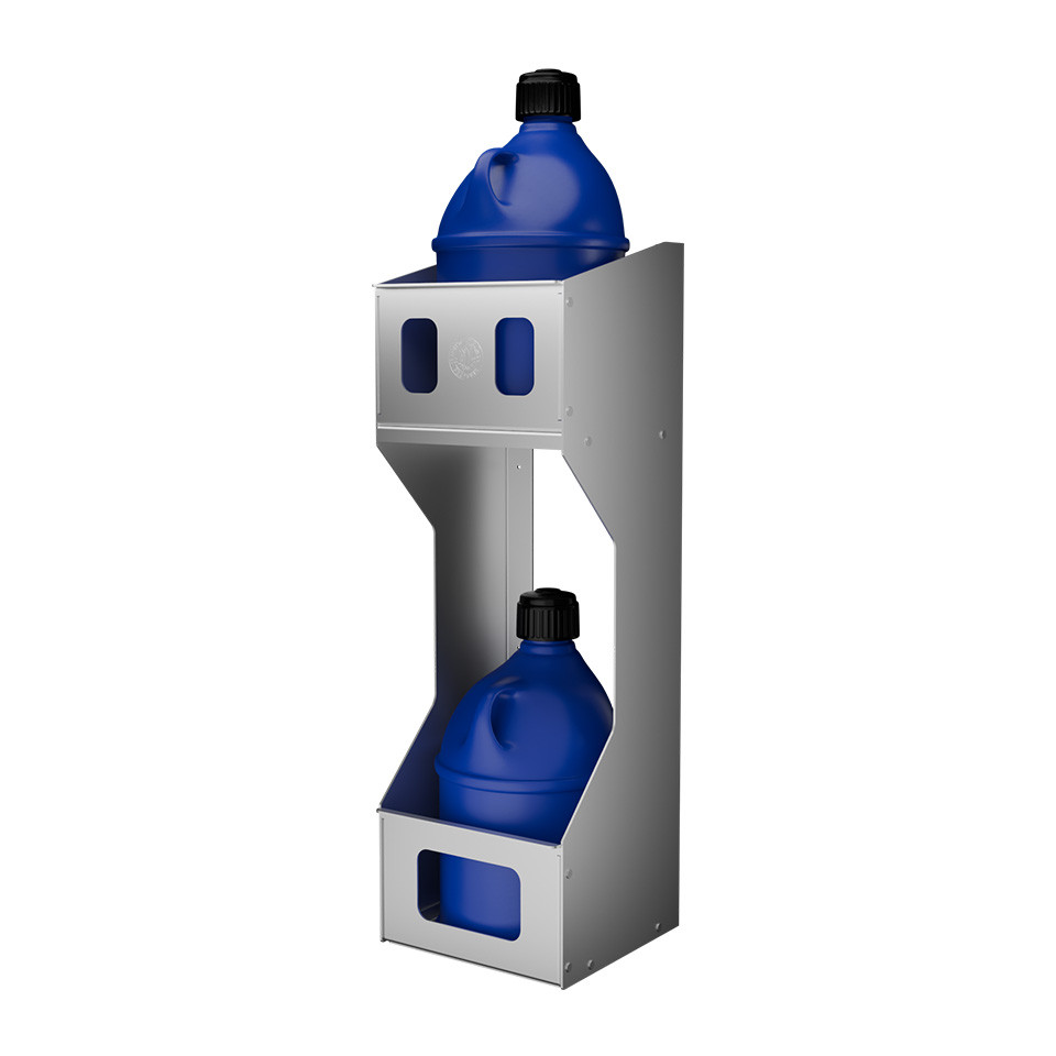Stacked Fuel Jug Rack | Holds 2 - 5 Gallon Fuel Jugs (Oversize Fee)