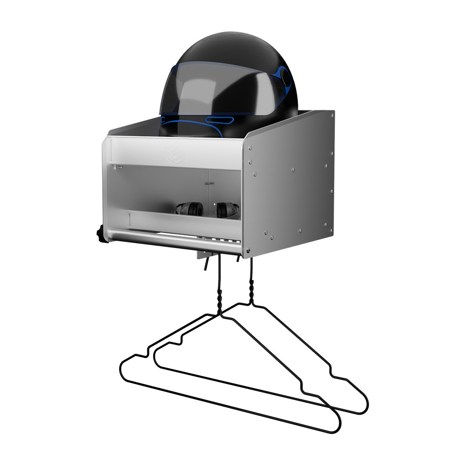Helmet Shelf | 1 Bay Deluxe